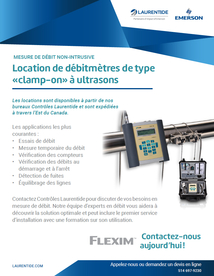 Processus de location de FLEXIM